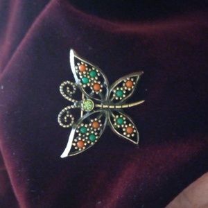 Sarah Coventry Butterfly Brooch